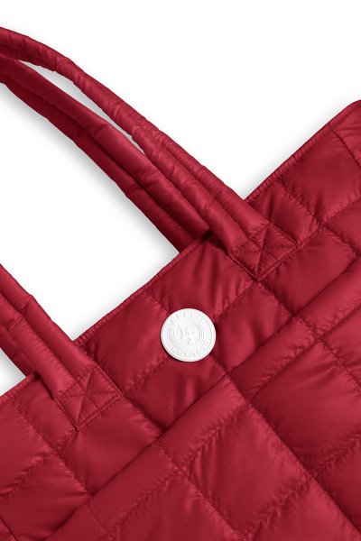 DAPPER Puffy Tote Bag - Red