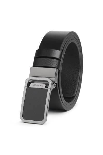 เข็มขัดผู้ชาย Saffiano Reversible Plaque Buckle Belt