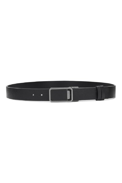 เข็มขัดผู้ชาย Saffiano Reversible Plaque Buckle Belt