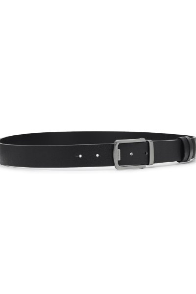 เข็มขัดผู้ชาย Saffiano Slim Plaque Buckle Belt