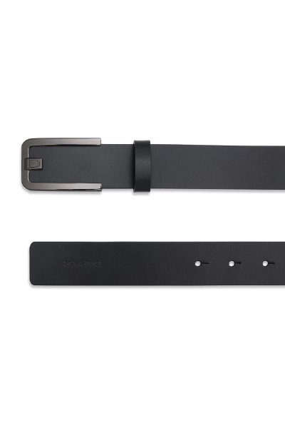 เข็มขัดหนังแท้ D Engraved Plaque Belt