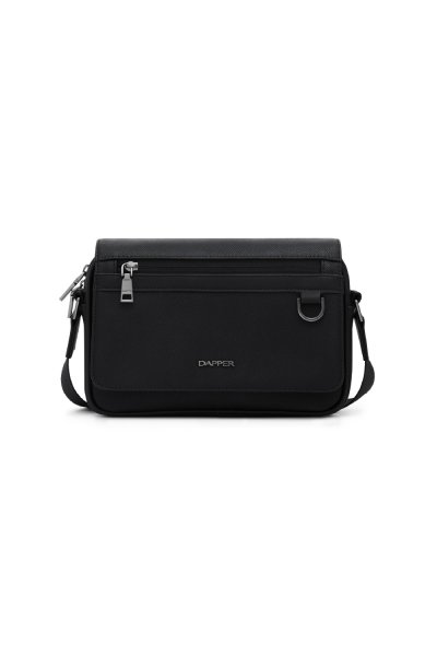 กระเป๋าสะพายข้าง Saffiano Flap Crossbody Bag