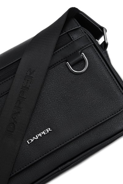 กระเป๋าสะพายข้าง Saffiano Flap Crossbody Bag