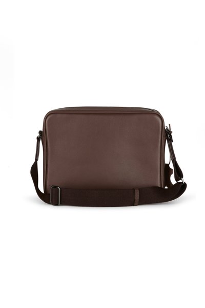 กระเป๋าสะพายข้าง Genuine Leather Crossbody bag - Brown