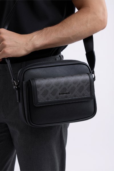 กระเป๋าสะพายข้าง DP Monogram Flap Crossbody Bag