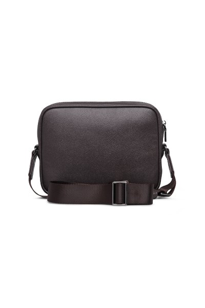 กระเป๋าสะพายข้าง Double Buckle Crossbody Bag - Brown