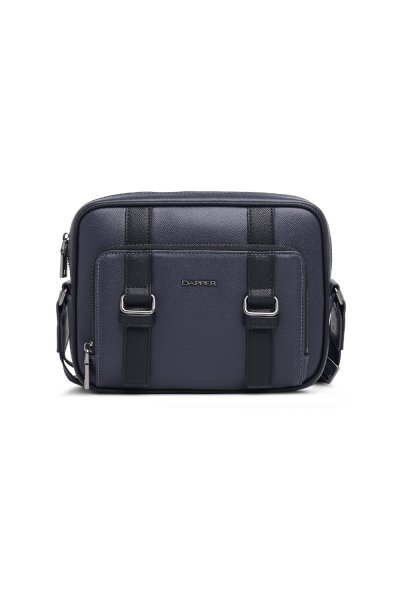 กระเป๋าสะพายข้าง Double Buckle Crossbody Bag - Navy
