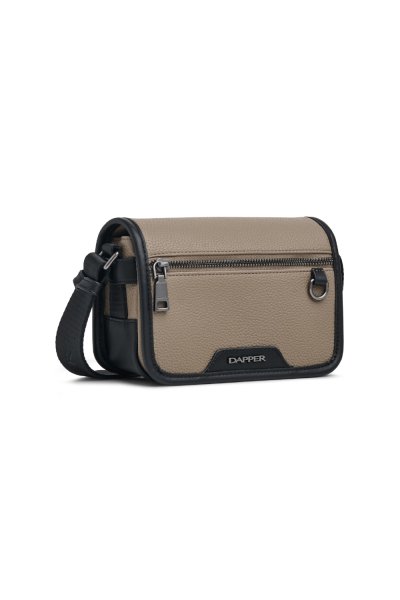 กระเป๋าสะพายข้าง Mini Flap Crossbody Bag - Beige