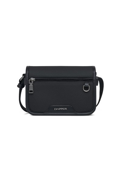กระเป๋าสะพายข้าง Mini Flap Crossbody Bag - Black