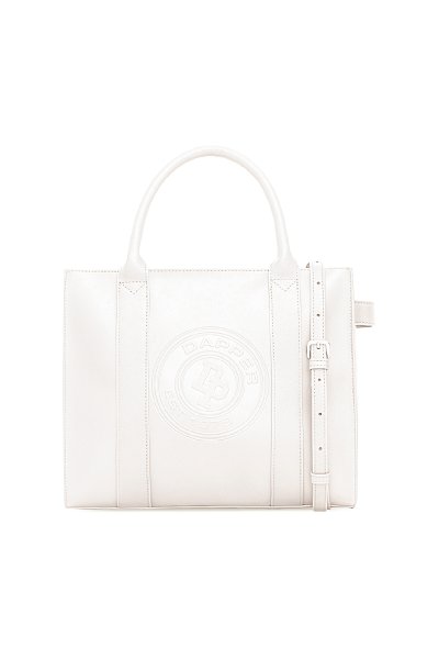 กระเป๋าถือ DP Logo Stamp Tote Bag - Off White