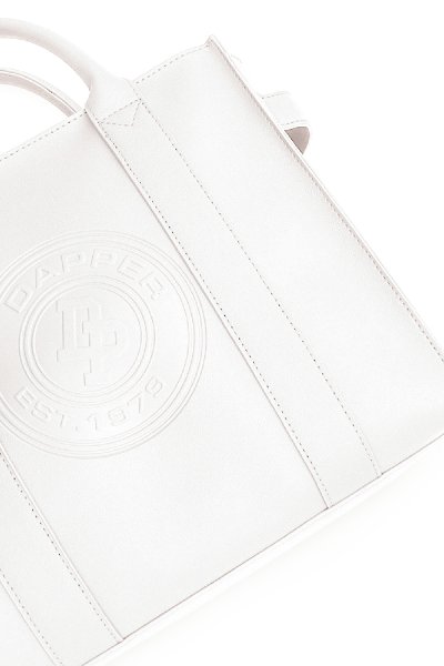 กระเป๋าถือ DP Logo Stamp Tote Bag - Off White