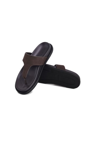 รองเท้าแตะแบบหนีบ Thong Sandals - Brown