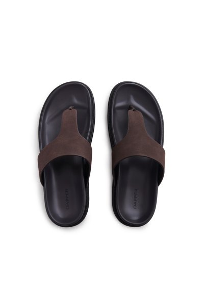 รองเท้าแตะแบบหนีบ Thong Sandals - Brown