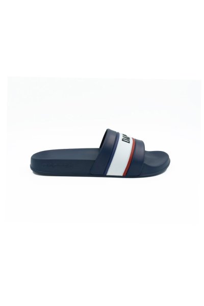 รองเท้าแตะแบบสวม DAPPER Nautical Pool Slide Sandals – Navy