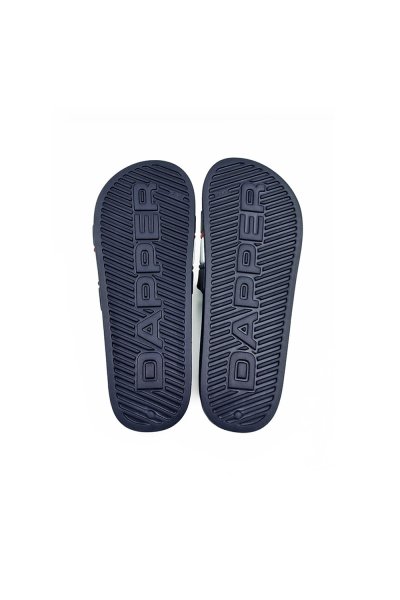 รองเท้าแตะแบบสวม DAPPER Nautical Pool Slide Sandals – Navy