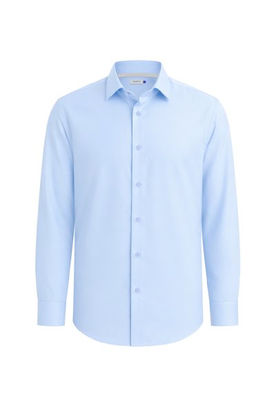 เสื้อเชิ้ตแขนยาว EASY CARE Regular Fit Shirt - Blue