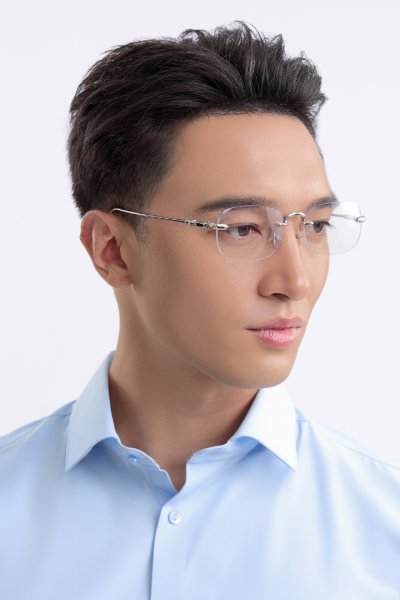 เสื้อเชิ้ตแขนยาว EASY CARE Regular Fit Shirt - Blue