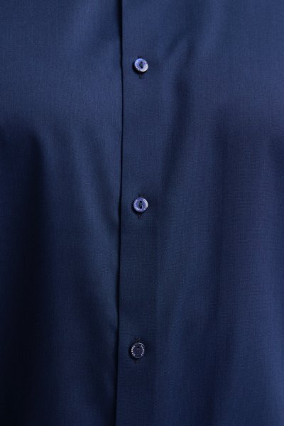 NO MORE IRON Regular Fit Shirt – Navy