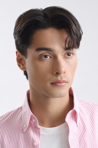 เสื้อเชิ้ตแขนยาว EASY CARE Striped Regular Fit Shirt – Red