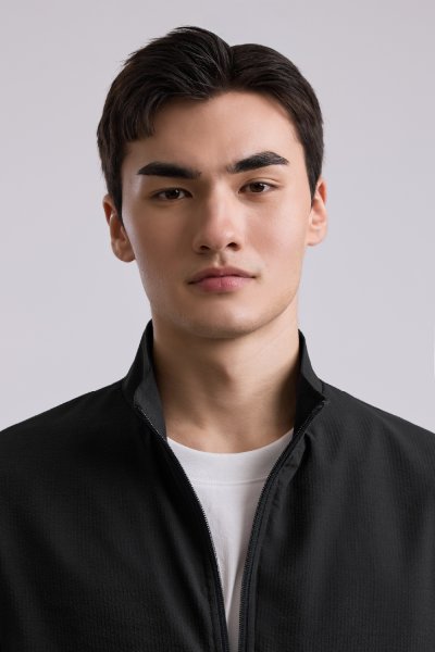เสื้อแจ็คเก็ต Seersucker Bomber Jacket - Black
