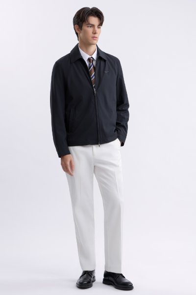เสื้อแจ็คเก็ต Seersucker Utility Jacket - Black