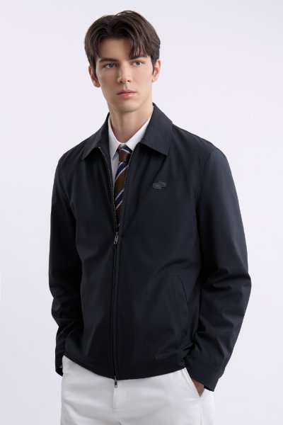 เสื้อแจ็คเก็ต Seersucker Utility Jacket - Black