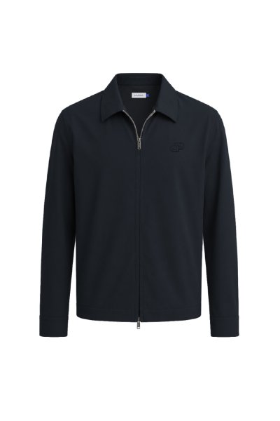 เสื้อแจ็คเก็ต Seersucker Utility Jacket - Black