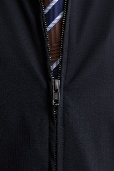 เสื้อแจ็คเก็ต Seersucker Utility Jacket - Black