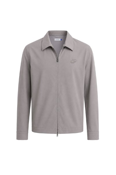 เสื้อแจ็คเก็ต Seersucker Utility Jacket - Grey