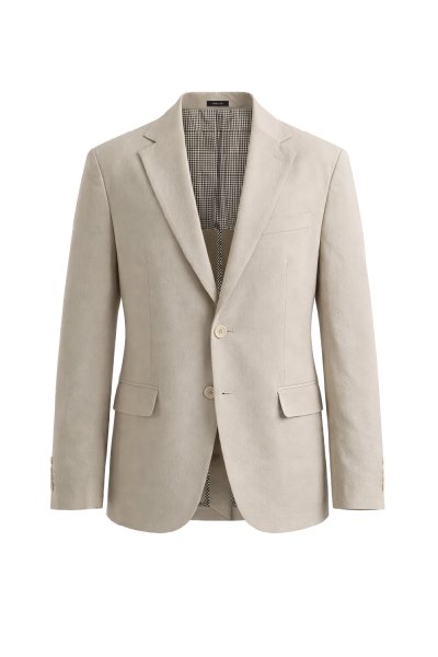 เสื้อเบลเซอร์ Textured Seersucker Blazer - Beige