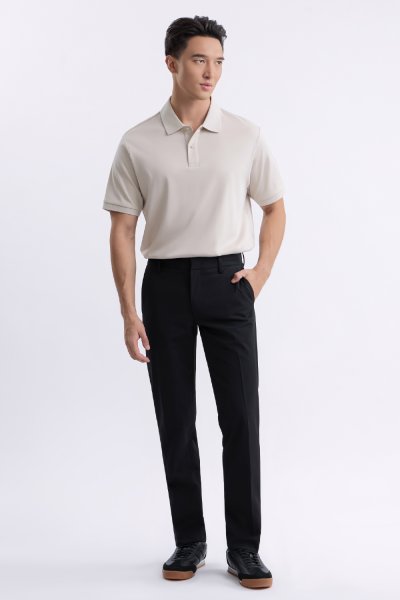 เสื้อโปโล SMOOTH & STRETCH Polo Shirt – Beige
