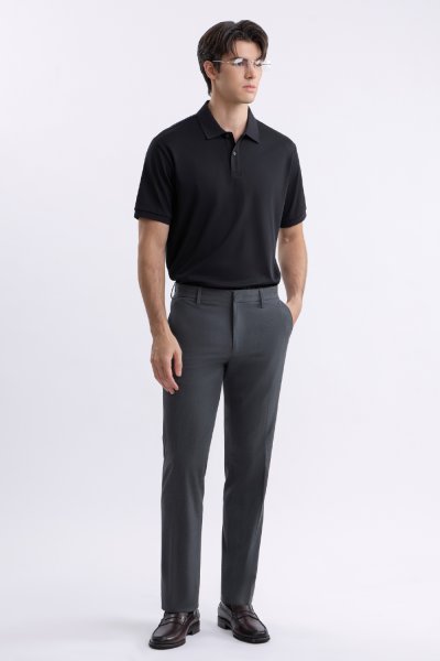 เสื้อโปโล SMOOTH & STRETCH Polo Shirt – Black