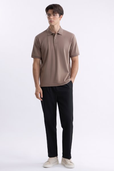 เสื้อโปโล SMOOTH & STRETCH Polo Shirt – Brown