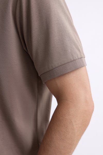 เสื้อโปโล SMOOTH & STRETCH Polo Shirt – Brown