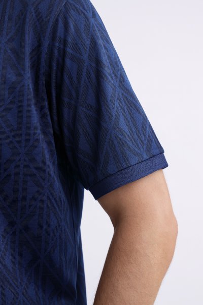 เสื้อโปโล Geo Jacquard Polo Shirt