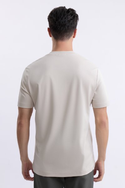 เสื้อยืด SMOOTH & STRETCH T-Shirt - Beige