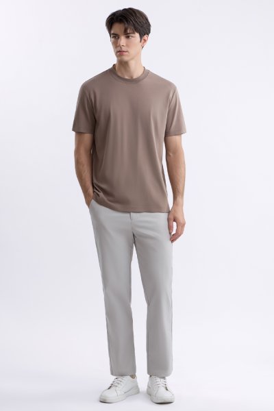 เสื้อยืด SMOOTH & STRETCH T-Shirt - Brown