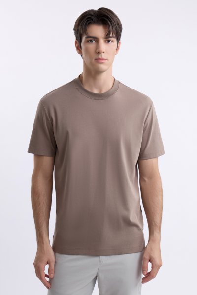 เสื้อยืด SMOOTH & STRETCH T-Shirt - Brown