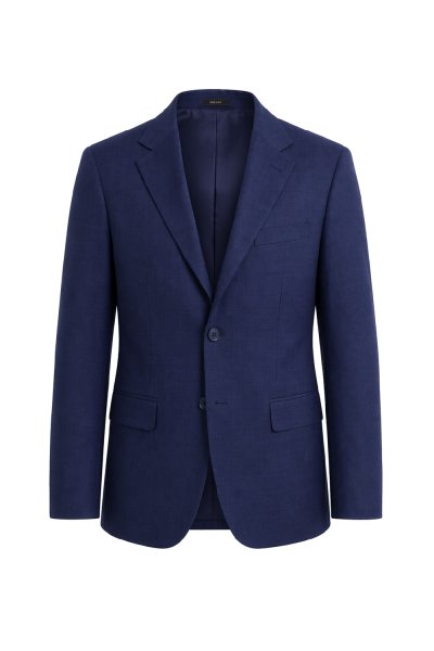 เสื้อสูทผู้ชาย Glen Check Regular-Fit Suit – Navy