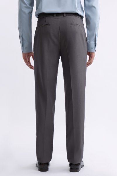 กางเกงขายาว 4 Ways Stretch Smart-Fit Trousers – Dark Grey