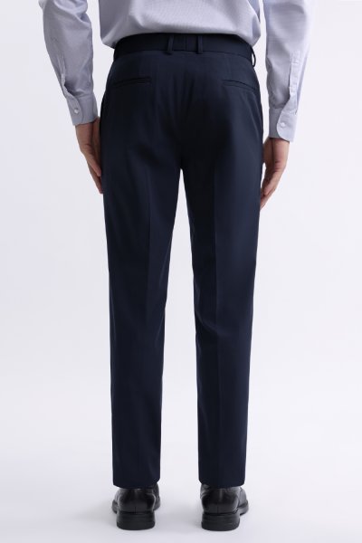 กางเกงขายาว 4 Ways Stretch Smart-Fit Trousers – Navy