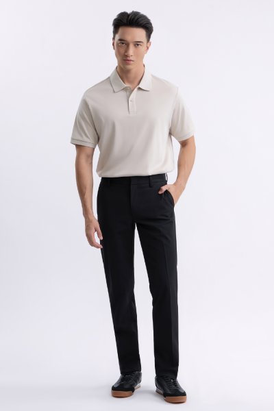 กางเกงขายาว TECHFLEX Side Adjuster Trousers - Black