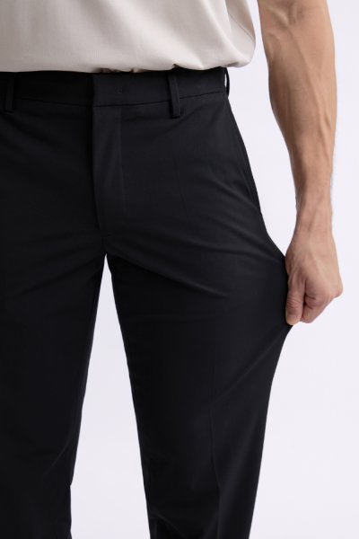 กางเกงขายาว TECHFLEX Side Adjuster Trousers - Black