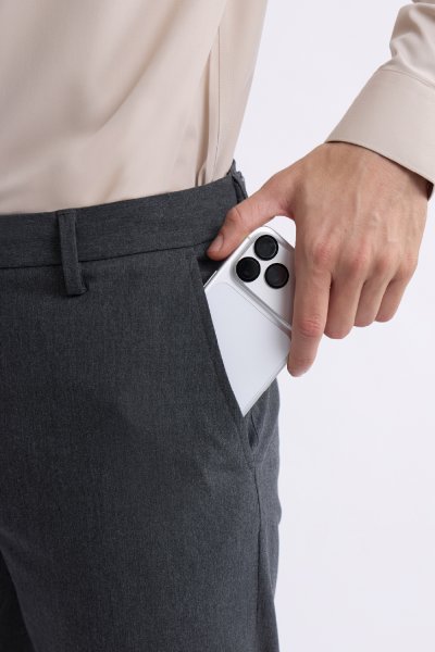 กางเกงขายาว TECHFLEX Side Adjuster Trousers - Grey