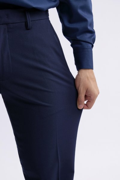 กางเกงขายาว TECHFLEX Side Adjuster Trousers - Navy