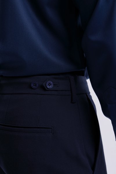 กางเกงขายาว TECHFLEX Side Adjuster Trousers - Navy