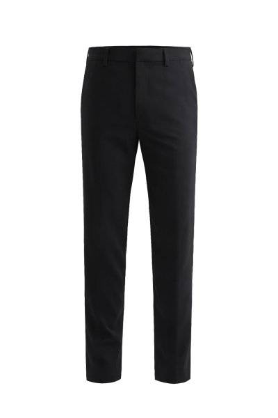 กางเกงขายาว Smart Stretch Slim-Fit Trousers - Black