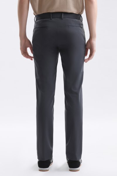 กางเกงขายาว 4 Ways Stretch Slim-Fit Trousers – Dark Grey