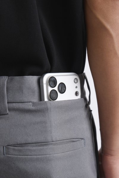 กางเกงขายาว Smart Stretch Slim-Fit Trousers - Grey