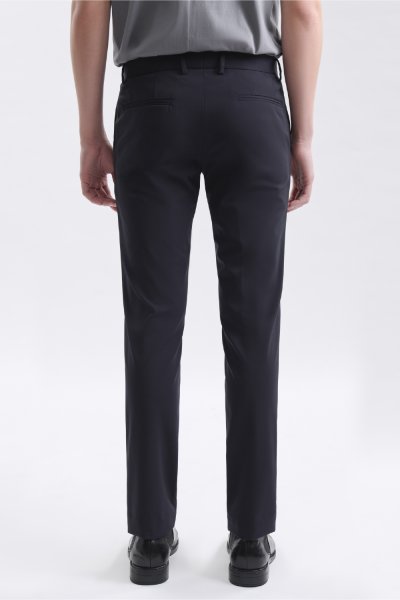 กางเกงขายาว 4 Ways Stretch Slim-Fit Trousers – Navy